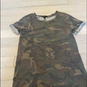 Forever 21 Camo Tshirt Dress